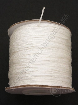 Sfoară albă din polyester 0.8 mm ~110 meters 441339