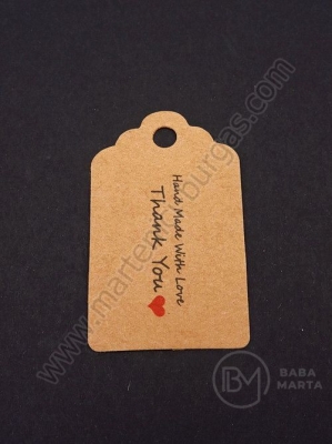 Etichete carton 50x30x0.4mm gaură 5mm 1 pachet 20 buc 111229