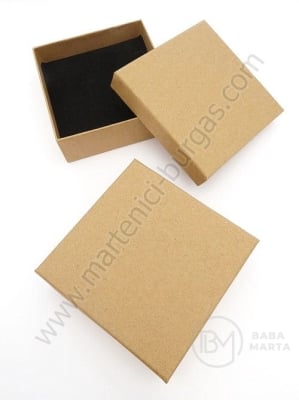 Cutie carton kraft 70x70x35mm 1 bucată 113068