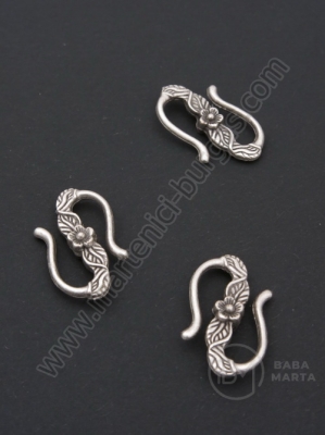 Închizatore metallice 24x15mm color argintie 1 pachet 5 buc 301800