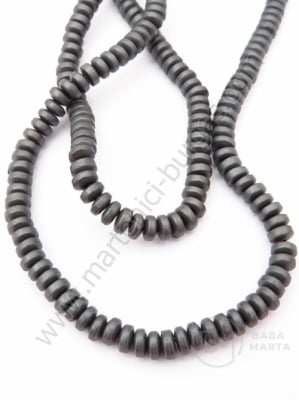Abac hematit MATIFICAT nemagnetic 4x2mm ~190 bucăți 1 buc 351977