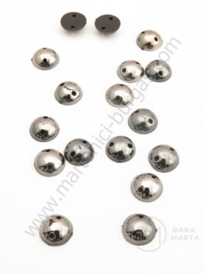 Piatră acrilică 8mm grafit pentru cusut 100 buc 153104