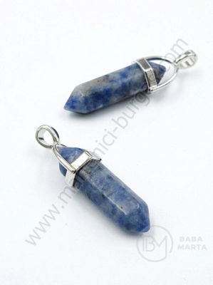 Cartuș pandantiv 33x10mm Sodalit 1 buc 355632