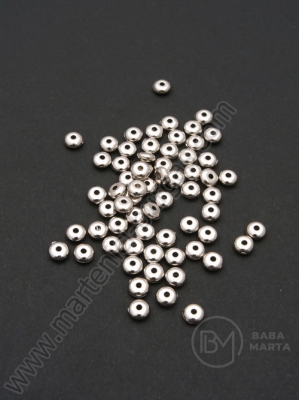 Șaibă SSV pentru mărgele 5x2mm, culoare argintie, 1 pachet, 500 buc. 318472