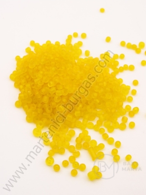 Margele de vitola galben mate 2mm 50g 332109