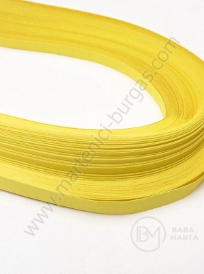 Benzi de quilling 5mm x 530mm galbene, 1 pachet, 120 buc. 175057