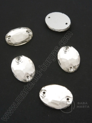 Tigla de sticla (cristal) 13x18x5mm transparenta 1 pachet 5 buc 151442