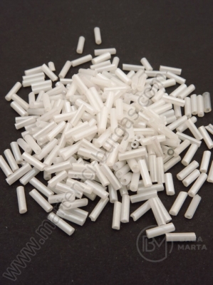 Sticlă de sticlă albă Ceylon 6mm 50g 331062