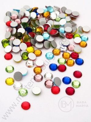 Pietricele de sticlă fără lipici SS-20 MIX 4.6~4.8 mm 40 buc 151455