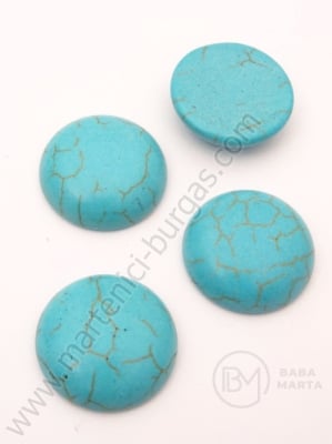 Caboșon turcoaz 20x7mm 1 pachet 5 buc 191211
