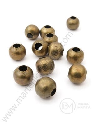 Bilă metalică 10mm color bronz antic 1 pachet 30 buc 306205