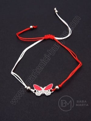 Mărgele metallice Martenitsa cu cristal 1 pachet 12 buc 104602