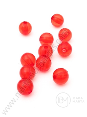 Bilă 10mm roșu 1 pachet 40g ~74 bucăți 312254