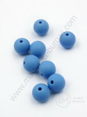 Bilă de mărgele din silicon ~9mm gaură 1.5mm 1 paquet 5 buc 317023