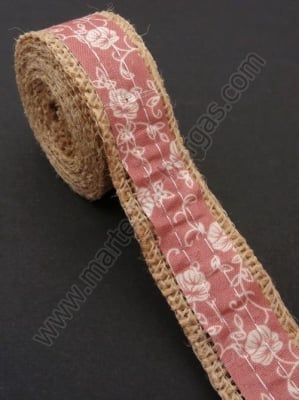 Cloth panglică de sac cu panglică textilă width 25mm - length ~2 meters 1 roll 462017