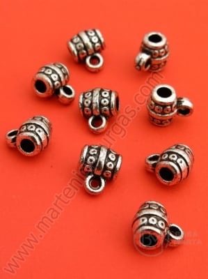 Cilindru metalic 11x9x7mm diametru 3mm 40g ~160buc 318210