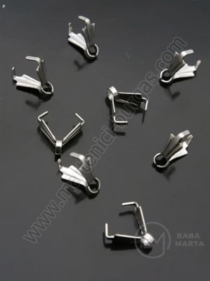 Pandantiv Capac 8x7.5x3mm OȚEL (304) gaură 1.6mm 1 pachet 10 buc 305740