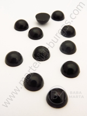 Emisferă perlă neagră 8mm 100 buc 151072