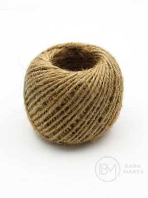 Frânghie de cânepă - 100% iută ~2mm 30g 431414