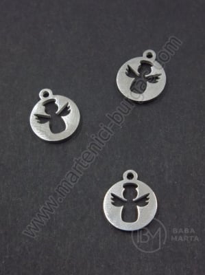 Pendant înger din OȚEL (304) 13x11x1.5mm 1 pachet 1 bucată 305903
