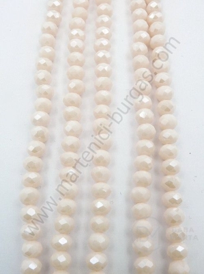 Șir de cristale 6x5mm curcubeu solid ~87 buc 40cm 1 buc 342721