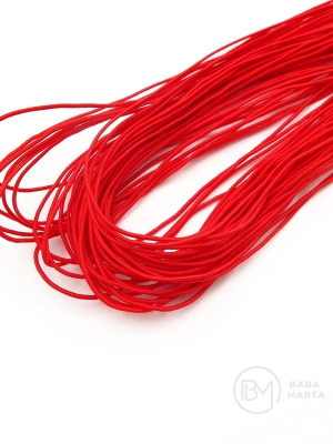 Bandă elastică roșie 1mm ~25 metri 441126