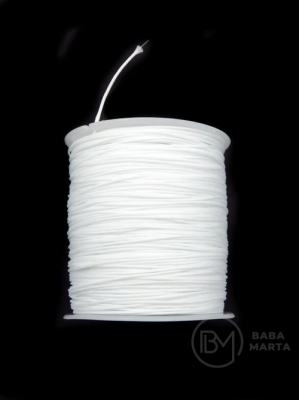 Cablu cu base 0.8mm alb ~100m 441428