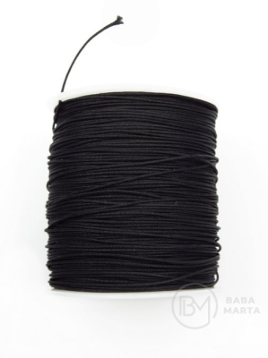 Cablu cu base 0.8mm negru ~100m 441430