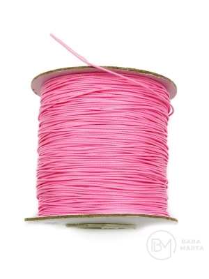 Sfoară coreeană roz (imitație de piele) 0.5 mm ~160 meters 441440