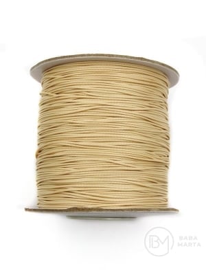 Sfoară coreeană beige (imitație de piele) 0.5 mm ~160 meters 441444
