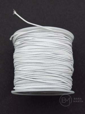 Bandă elastică albă ~1.2 mm ~85 meters 441445