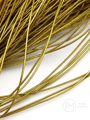 Bandă elastică aurie ~1.5mm 30 meters 441450
