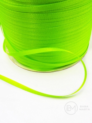 Panglică de satin 3mm galben/verde 20 meters 451668