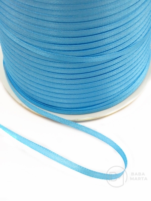 Panglică de satin 3mm albastră 20 metri 451671