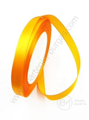 Panglică de satin 10mm orange ~22 meters 451606