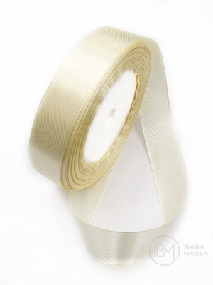 Panglică de satin 20mm ecru ~22 metri 451689