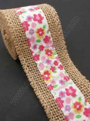 Bandă de pânză de sac cu bandă textilă width 50mm - length ~2 meters 1 rollă 462124