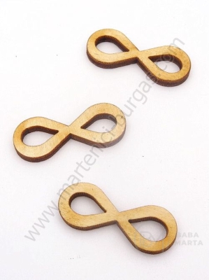 Infinit din lemn 30x12mm 1 pachet 10 buc 182267