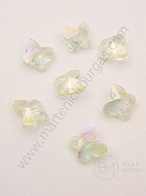 Cristal fluture 10x9x6mm Swarovski imitație galben open effect AV 1 pachet 10 buc 335416