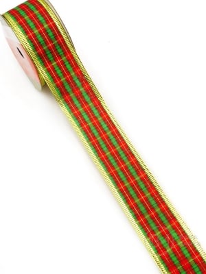 Panglică textilă CRĂCIUN lățime 38mm - lungime ~2,70 metri 462232