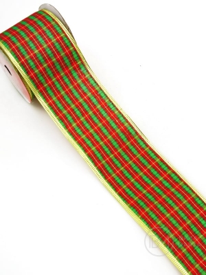 Panglică textilă CRĂCIUN lățime 63mm - lungime ~2,70 metri 462233