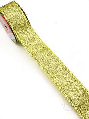 Panglică textilă aurie lățime 38mm - lungime ~2,70 metri 462240