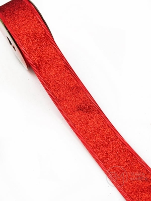 Panglică textilă roșie lățime 38mm - lungime ~2,70 metri 462243