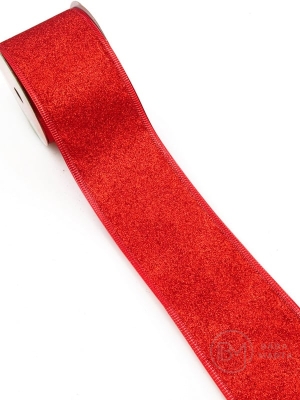 Panglică textilă roșie lățime 63mm - lungime ~2,70 metri 462244