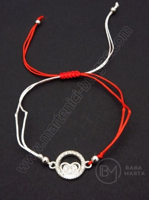 Mărgele metallice Martenitsa cu cristal 1 pachet 12 buc 104621