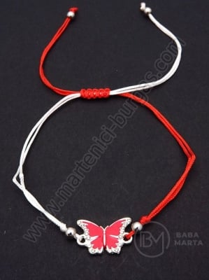 Margele metallice Martenitsa cu cristal 1 pachet 12 buc 104604