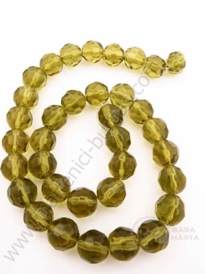 Mărgele de sticlă fațetate 10mm 1.5mm 1 bucată ~32 bucăți 343448