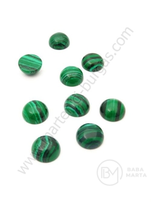 Caboșon malachit 10x6mm 1 buc 191335