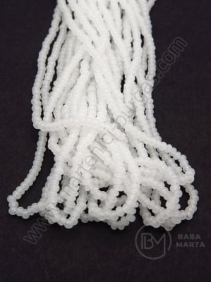 Mărgele cehe PRECIOSA din glass 2mm ~55cm şir 1 paket 12 şiruri 331739