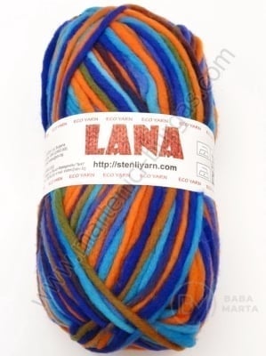 Brad LANA colorat 100% lana merino 100g ~120 metri 431215